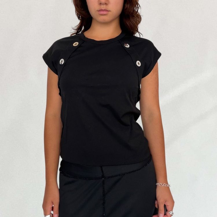 Diesel button T-shirt obraz 6