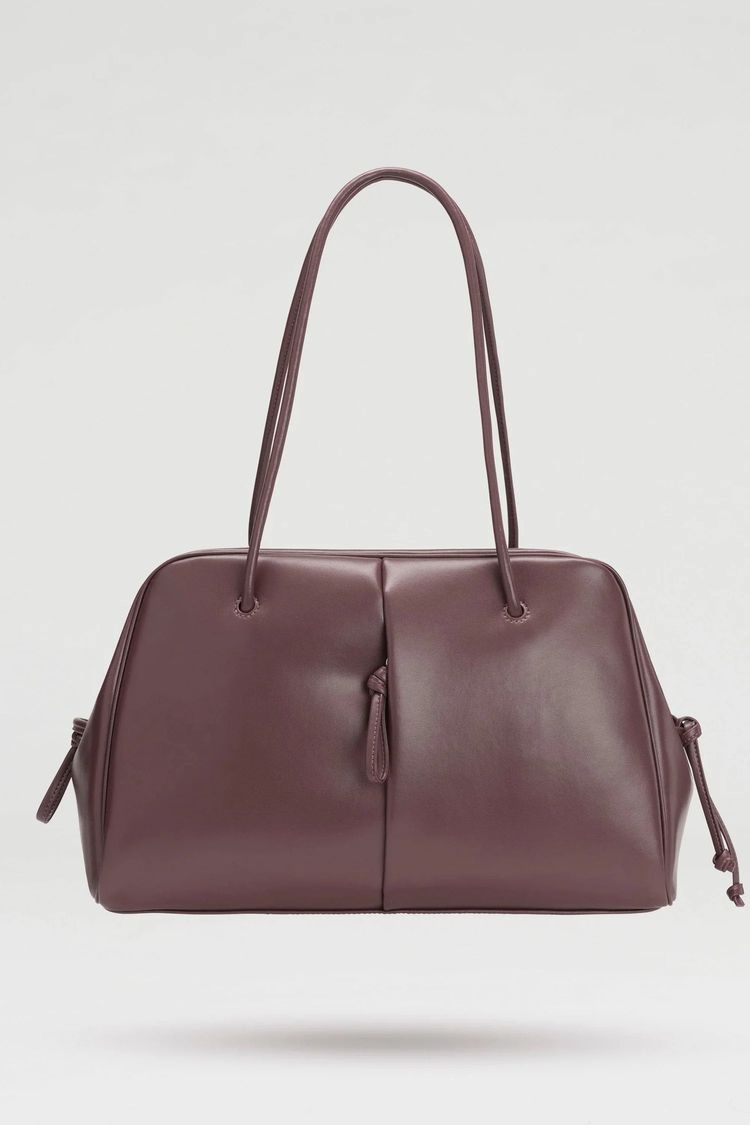 Immagine di Brown Leather Tote Bag 4
