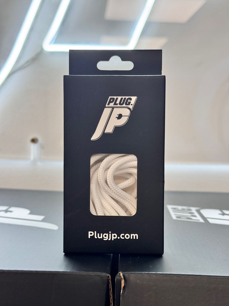 Plug JP White rope Shoelaces