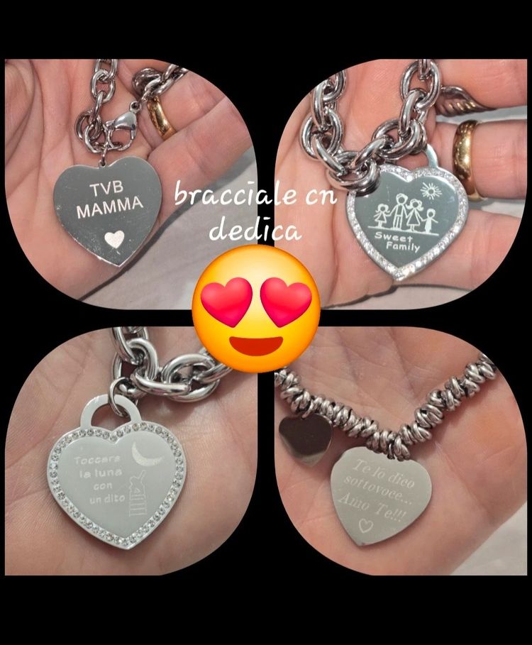 Steel bracelet with an inscription obraz 2