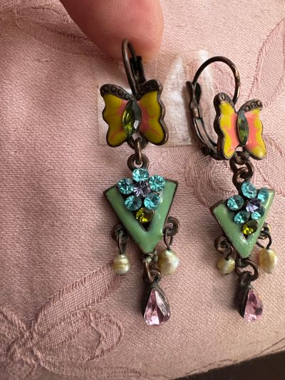 Butterfly Drop Earrings