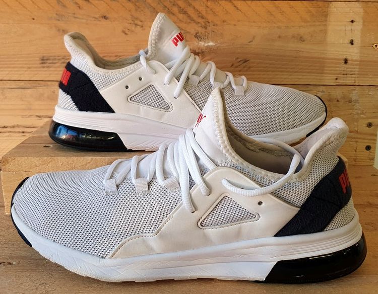 Puma Electron Street Running Low Textile Trainers UK11/US12/EU46 388164-27 White image 1