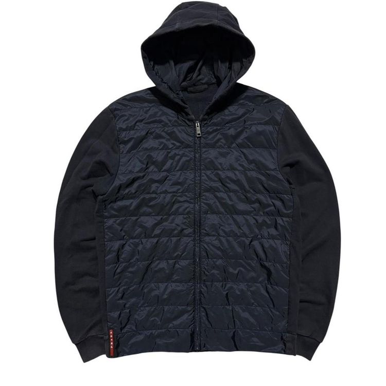 Prada Padded Down Cotton Jacket image 1