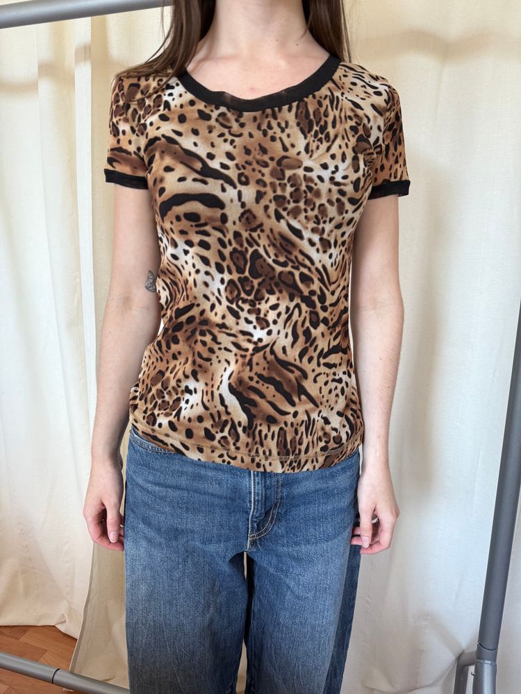 Other Y2K leopard print top product image