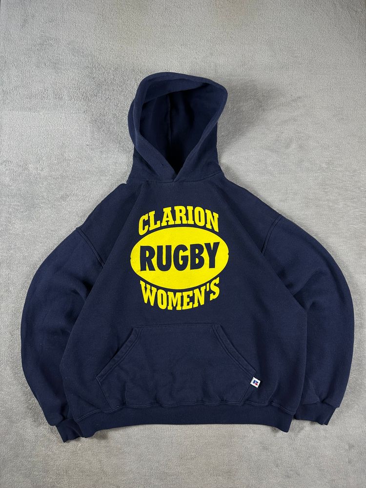 Russell Athletic Navy Blue Women'S Rugby Hoodie