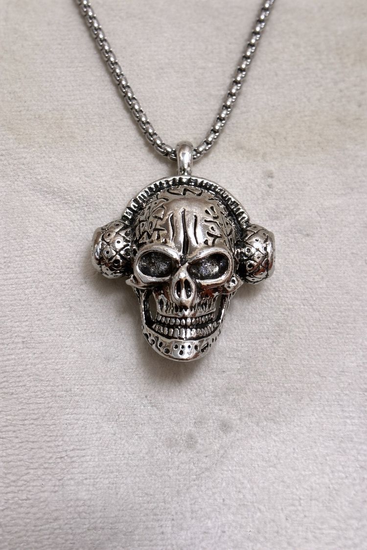 Other Silver Skull Pendant Necklace product image