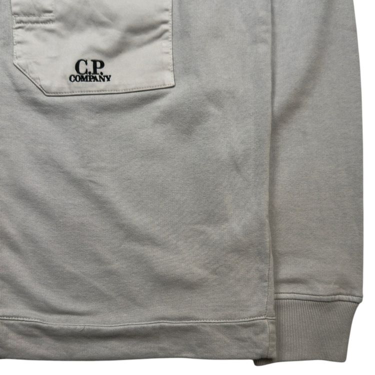 S/S 24 C.P. Company Utility Pocket Fleece Overshirt - Grey imagen 7