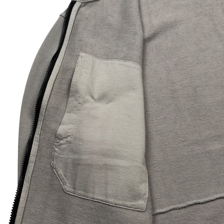 S/S 24 C.P. Company Utility Pocket Fleece Overshirt - Grey imagen 4