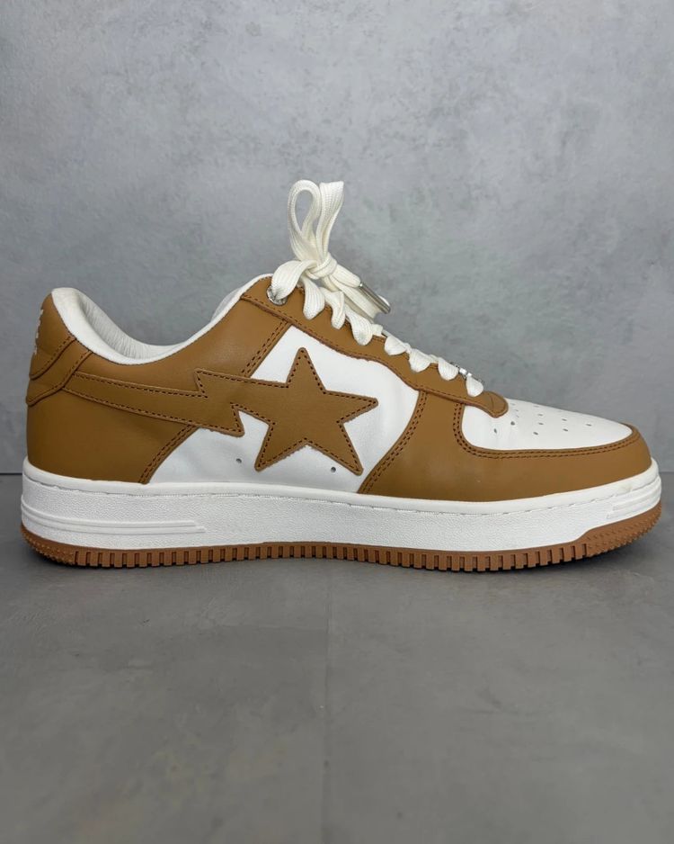 Bape Bapesta beige - UK9 image 4