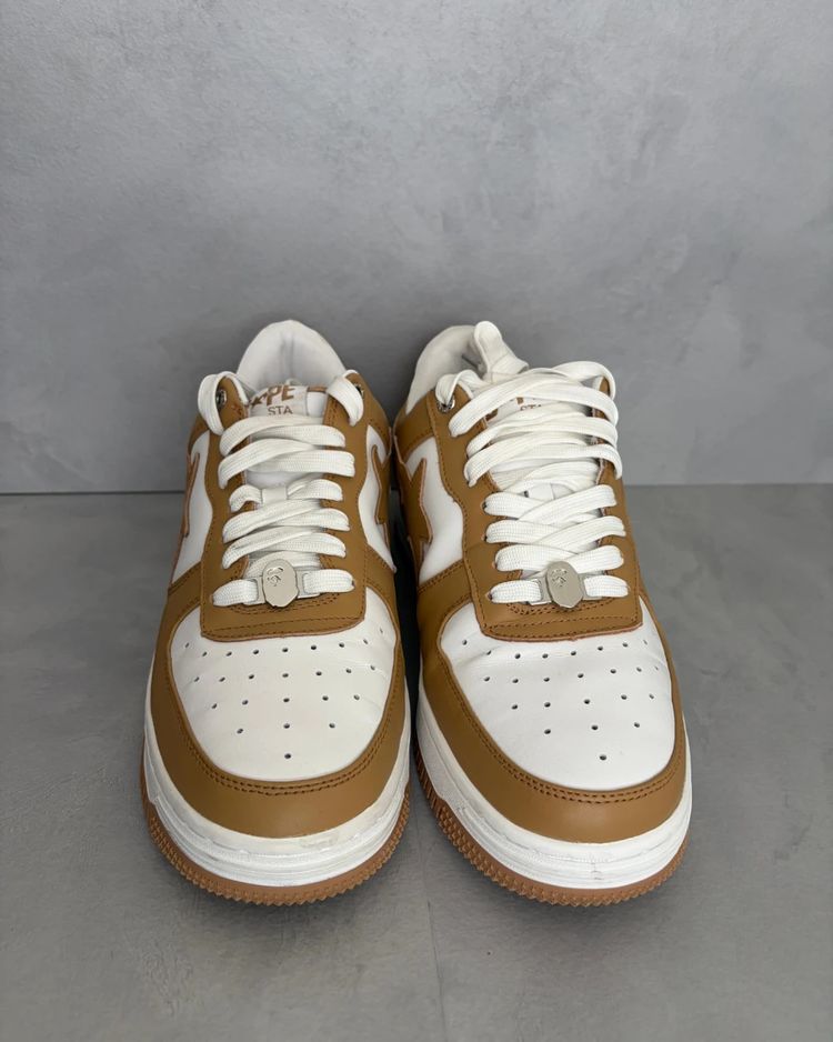 Bape Bapesta beige - UK9 image 6