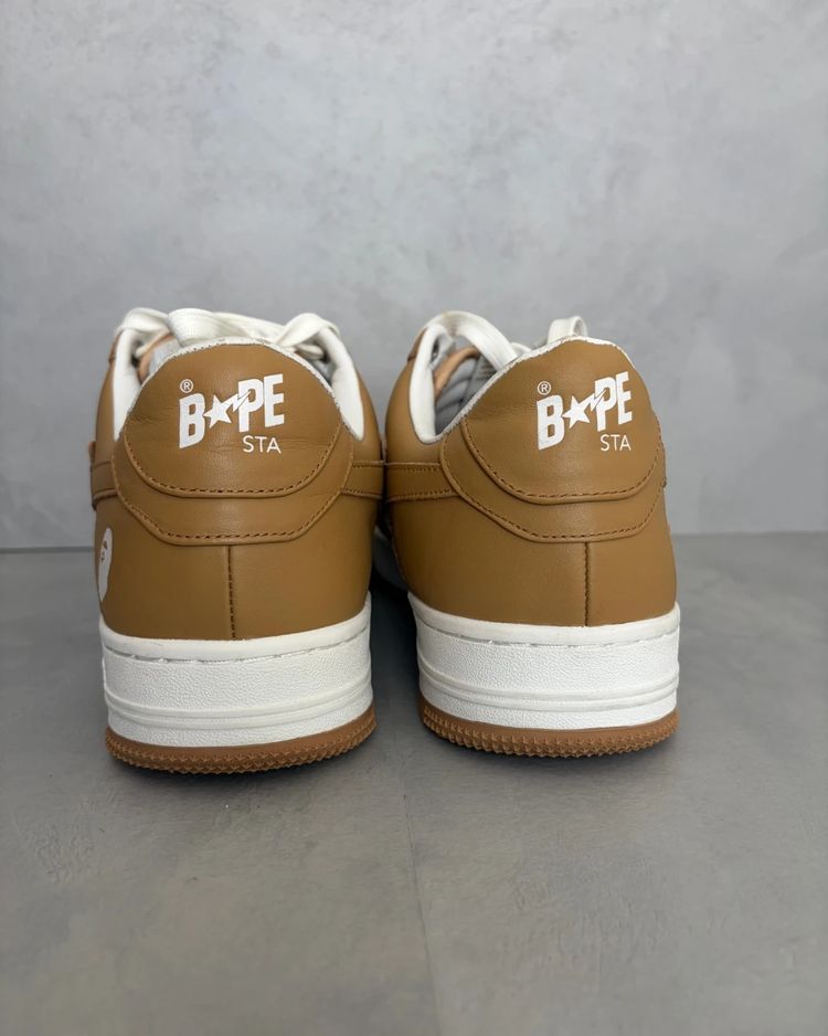 Bape Bapesta beige - UK9 image 2
