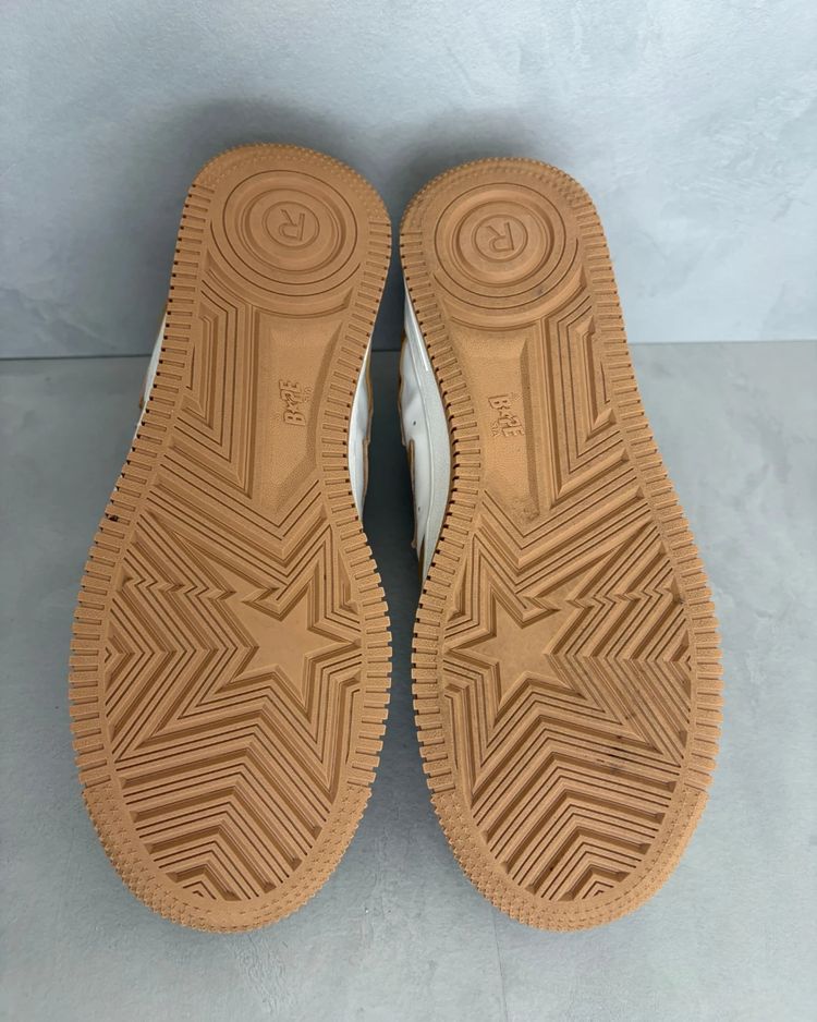 Bape Bapesta beige - UK9 image 5