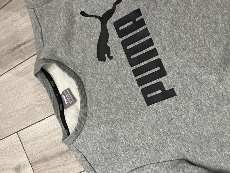 Puma Grey Sweatshirt And Sweatpants Set imagen 4
