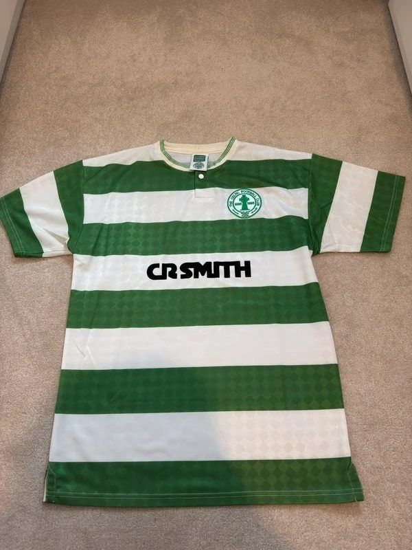Green And White Striped Shirt imagen 1