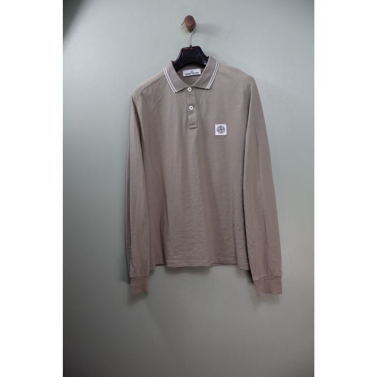 Stone Island Khaki Polo