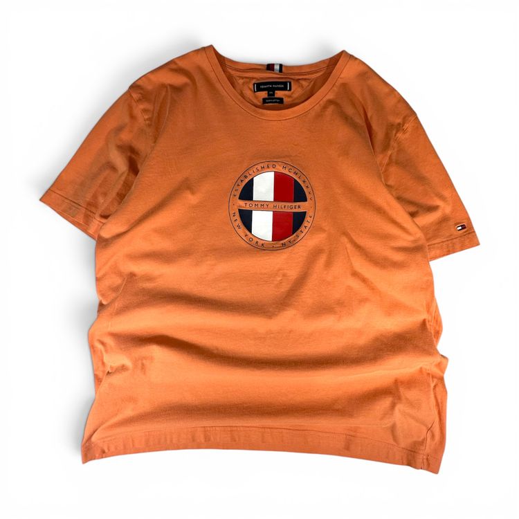 Tommy Hilfiger Orange T-Shirt (XXL)