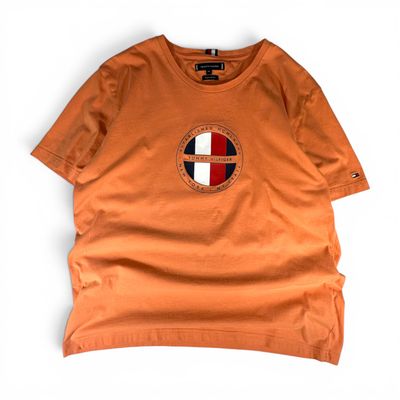 Tommy Hilfiger Orange T-Shirt (XXL)