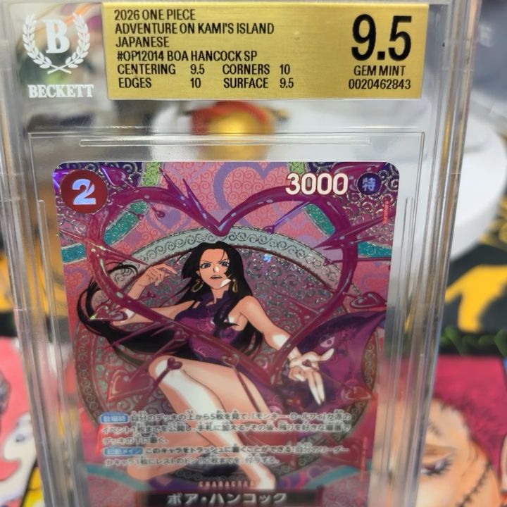 Bandai Boa Hancock OP12-014 [OP12] BGS 9.5 - One Piece image 1