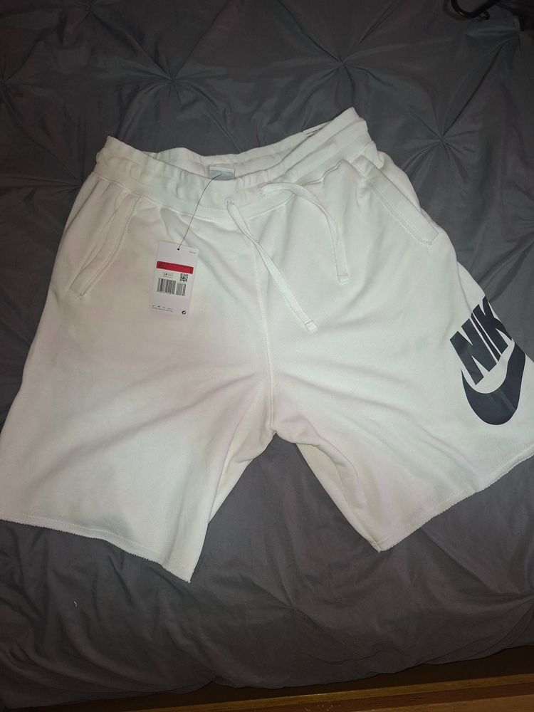 Nike white shorts