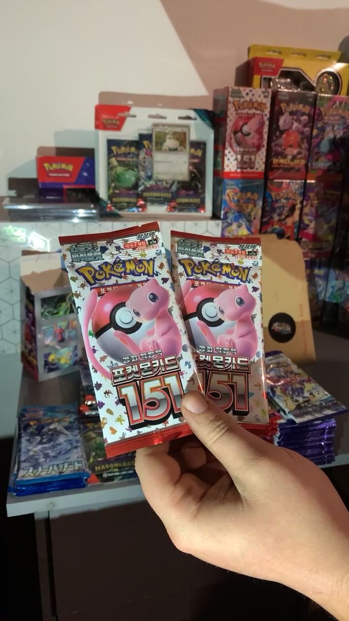 Pokemon korean 151 pokemon packs product image