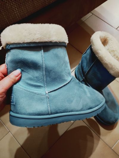 Alcott Blue Suede Winter Boots 4