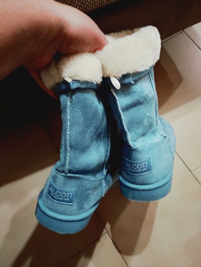 Alcott Blue Suede Winter Boots 7