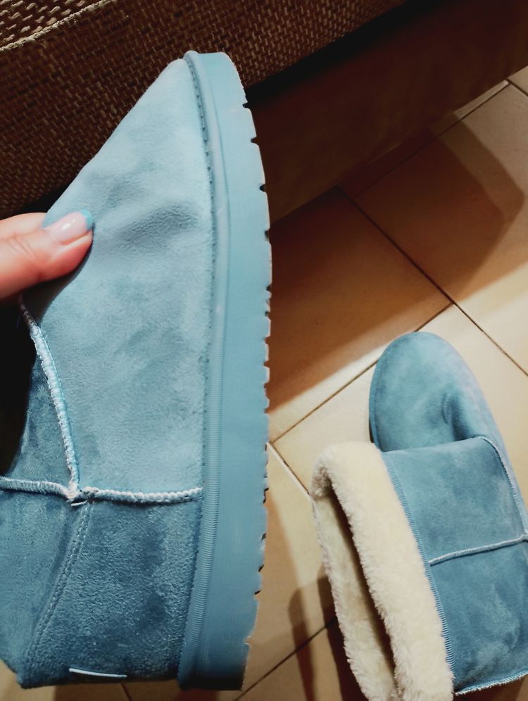 Alcott Blue Suede Winter Boots