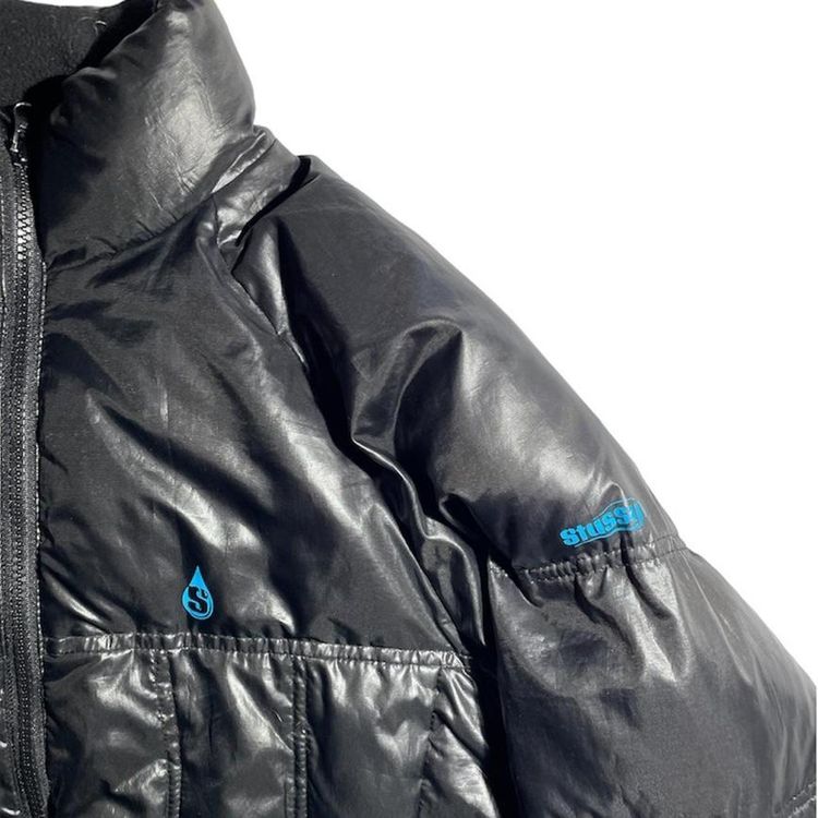 Vintage stussy starburst black puffer jacket 3