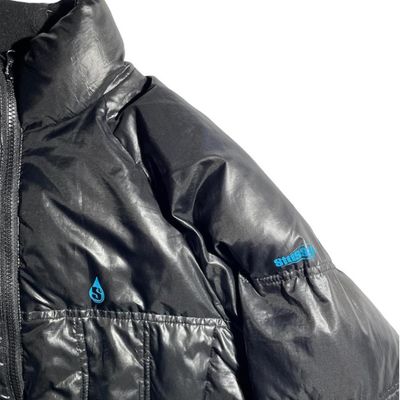 Vintage stussy starburst black puffer jacket 3
