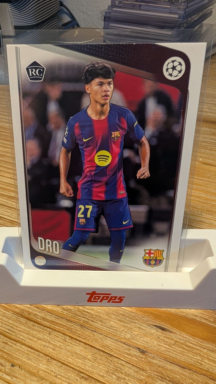 Pedro “Dro” Fernández RC Topps UEFA Champions League FC Barcelona