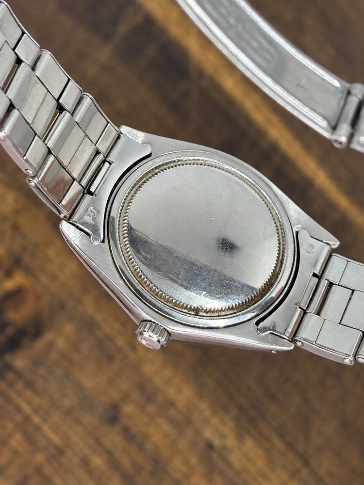 Vintage Rolex Oysterdate Precision – Stainless Steel – Grey Patina Dial – Oyster Bracelet image 2