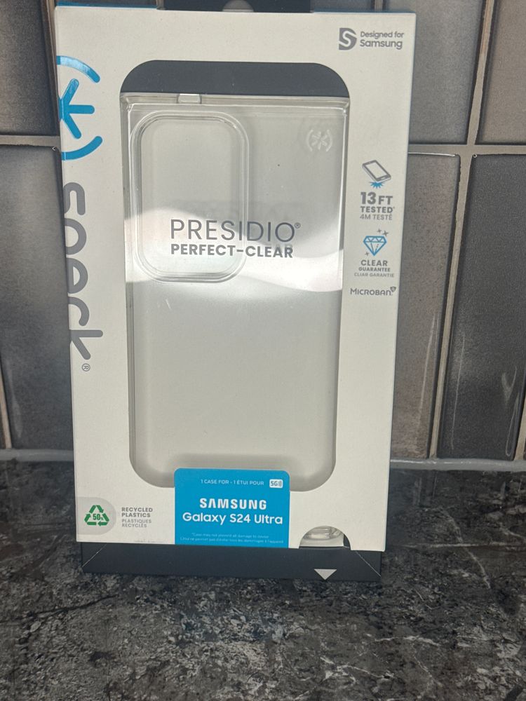 Other Speck Presidio Perfect-Clear Phone Case For Samsung Galaxy S24 Ultra product image