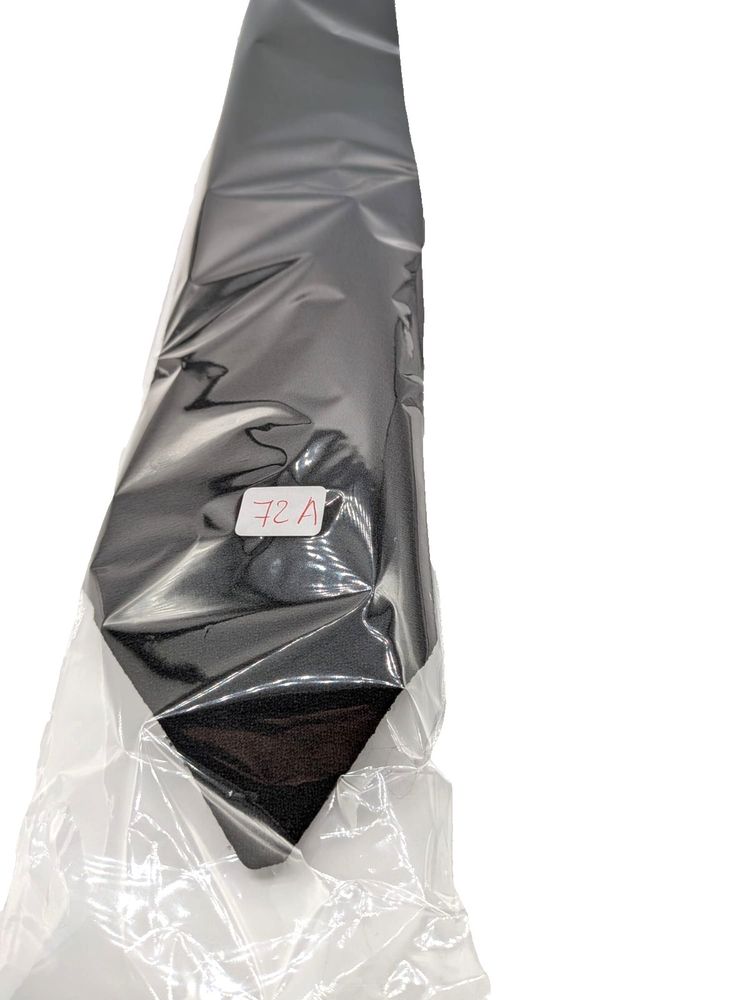 Cravatta uomo grigio antracite Misto Seta Made in Italy – tinta unita elegante 8 image 9