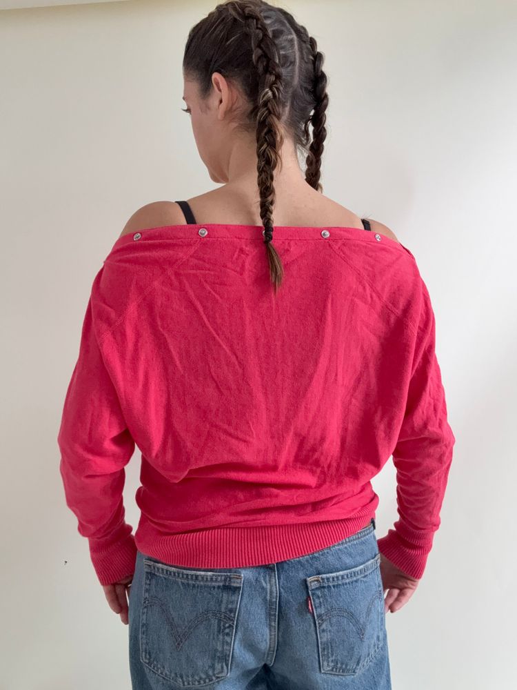 Immagine di Allsaints Batwing Popper Jumper (XS) 9