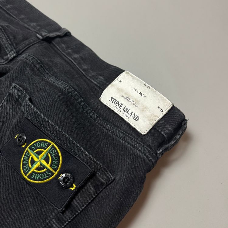 Stone Island Black RE-T Jeans - W32 L34 image 4