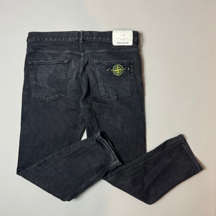 Stone Island Black RE-T Jeans - W32 L34