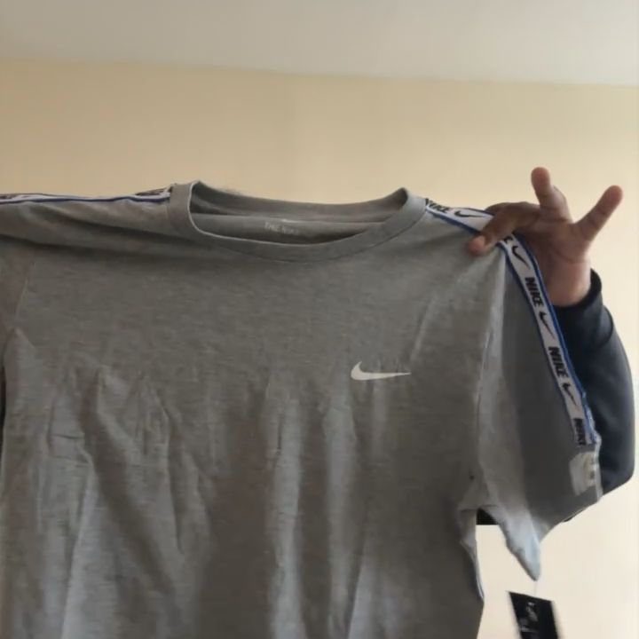 Nike nike t-shirt large grey  product image