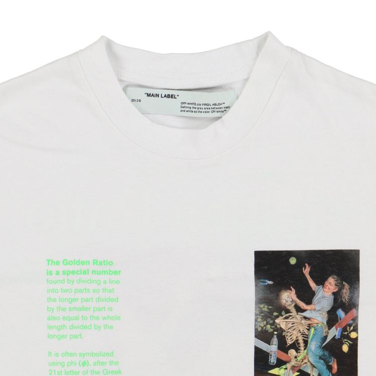 Off-White White Pascal Painting Golden Ratio Logo T-Shirt image 4