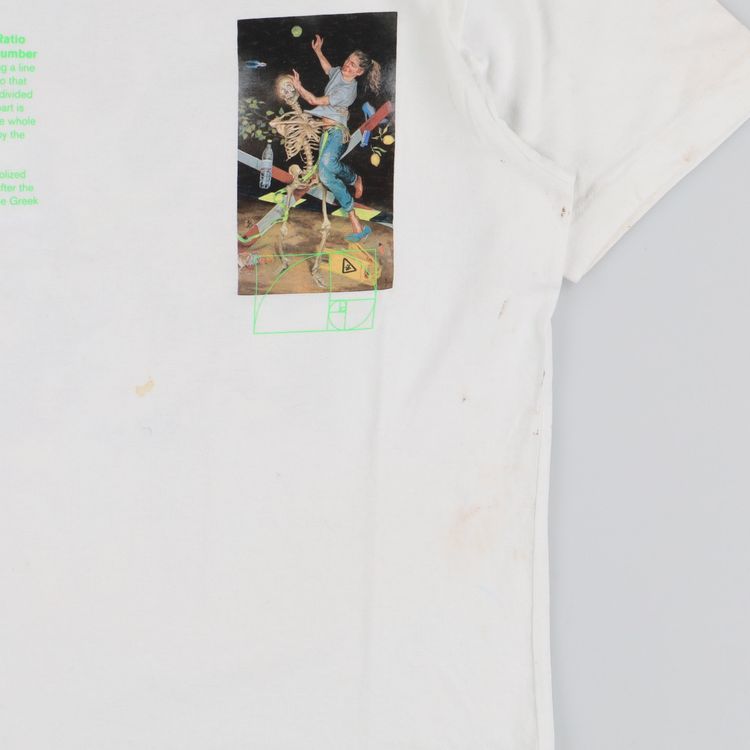 Off-White White Pascal Painting Golden Ratio Logo T-Shirt image 6