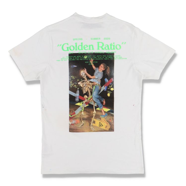 Off-White White Pascal Painting Golden Ratio Logo T-Shirt image 9