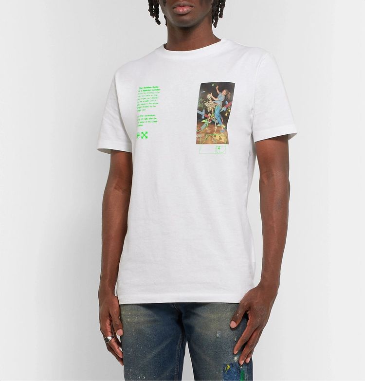 Off-White White Pascal Painting Golden Ratio Logo T-Shirt image 3