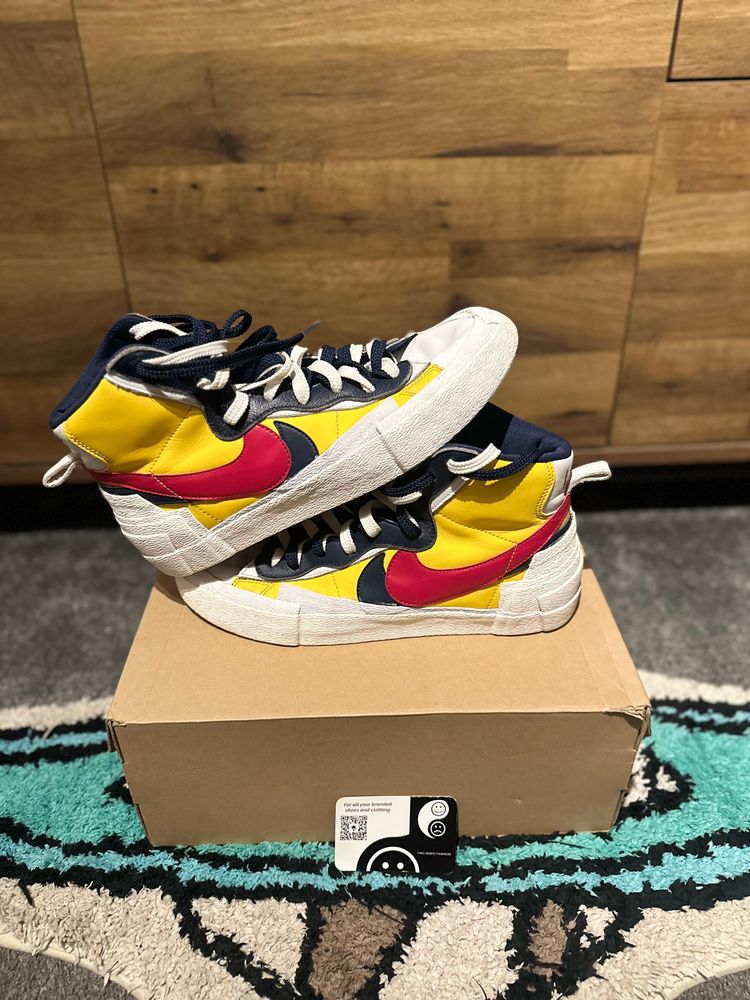 Nike Blazer Mid “Sacai Snow Beach ” U.K. 9.5 image 2