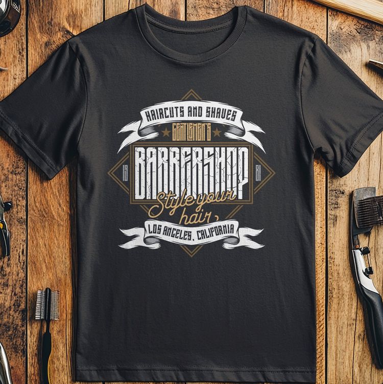 Barber Shop LA T-Shirt image 5
