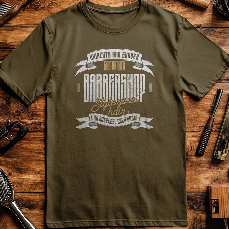 Barber Shop LA T-Shirt image 1