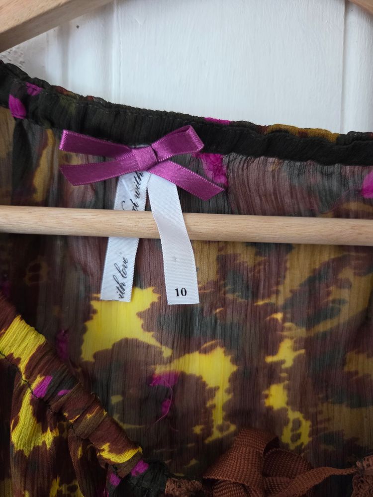 Floral Sheer Blouse 2