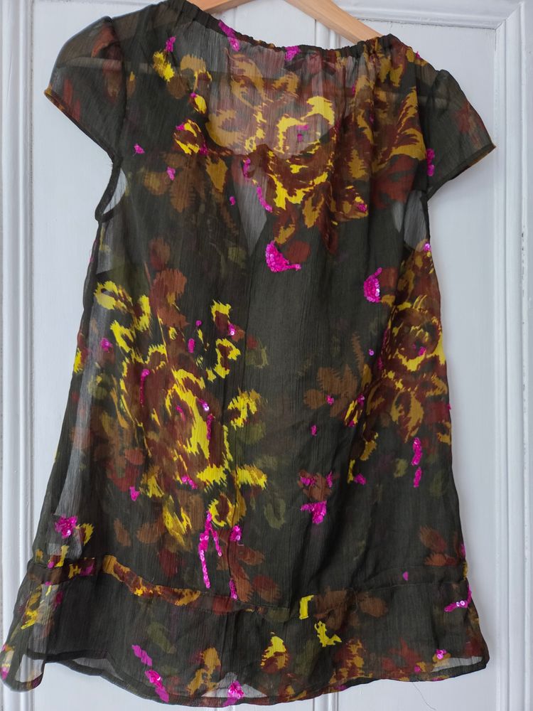 Floral Sheer Blouse 5