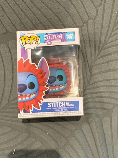 Funko Pop! Stitch As Simba Vinyl Figure