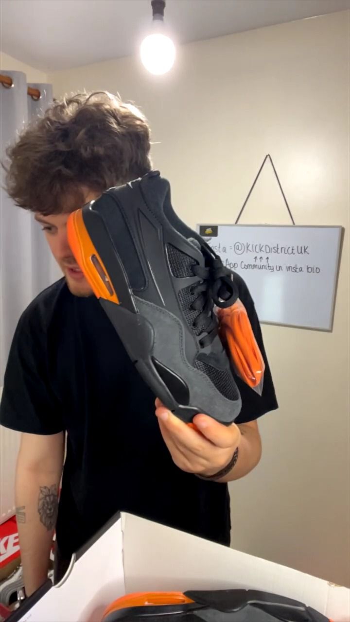 Jordan JORDAN 4 RM - BLACK/ORANGE - £135 RRP - 6/6.5 product image
