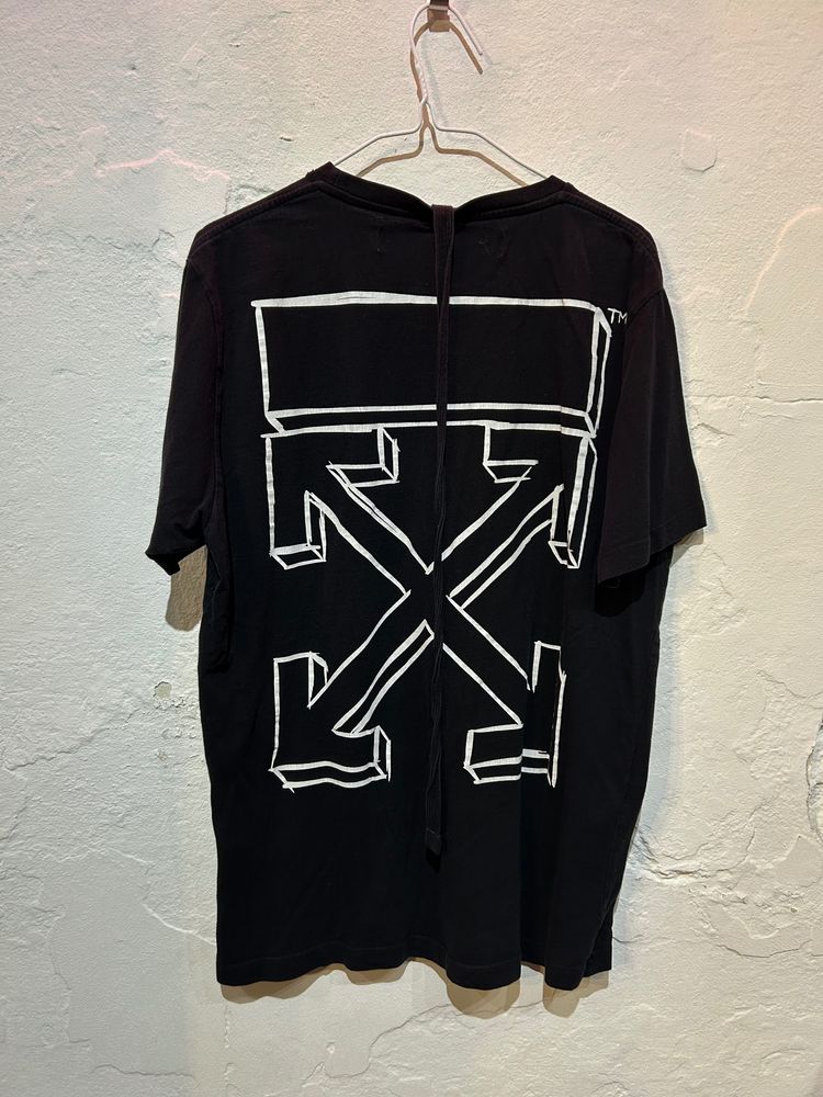 Off-White Black Graphic T-Shirt