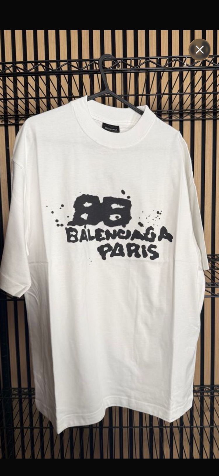 Balenciaga White Graphic T-Shirt 2